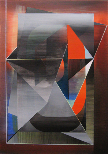 Marten Kirbach, o. T., 100x70 cm, 2012, Acryl auf Leinwand