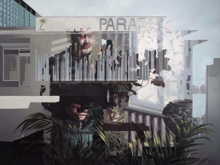 Franz Ehrenberg, Paradies, 180x135cm, 2017, Öl auf Leinwand