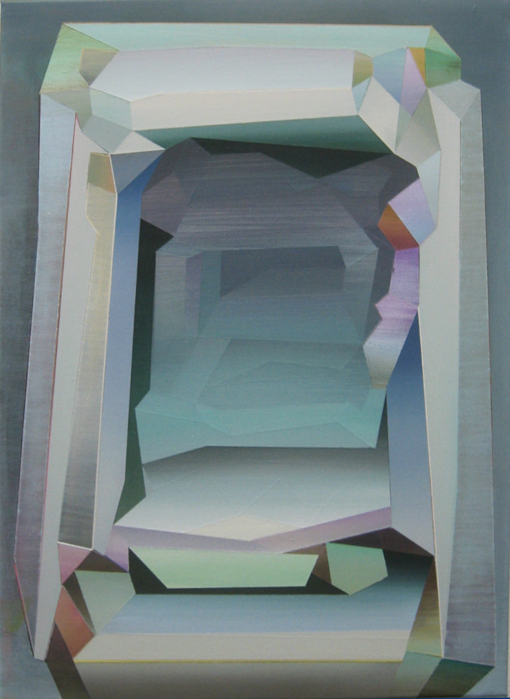 Marten Kirbach, o.T., 70x50 cm, 2015, Acryl auf Leinwand