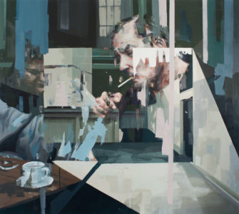 Franz Ehrenberg, Cabinet, 125x140 cm, 2018, Öl auf Leinwand
