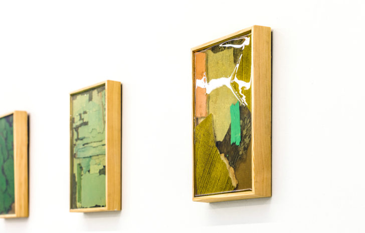 JAZOO Yang, 3 Compositions, 42x23 cm, 2017, Mischtechnik