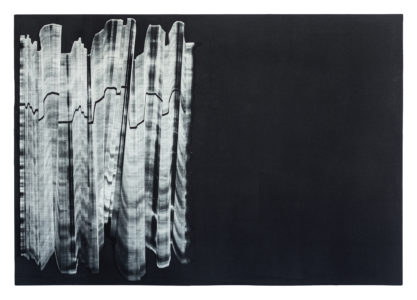 Madeleine Heublein, Spuren I, 60x80 cm, Monotypie im Tiefdruck
