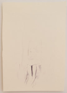 Gabriele Worgitzki - Aus der Serie "begehbare Räume" - 2022 - Farbige Tusche auf Papier
