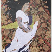 Christiane Wachter - Amy - 2022 - Collage auf Papier - 100 x 71 cm